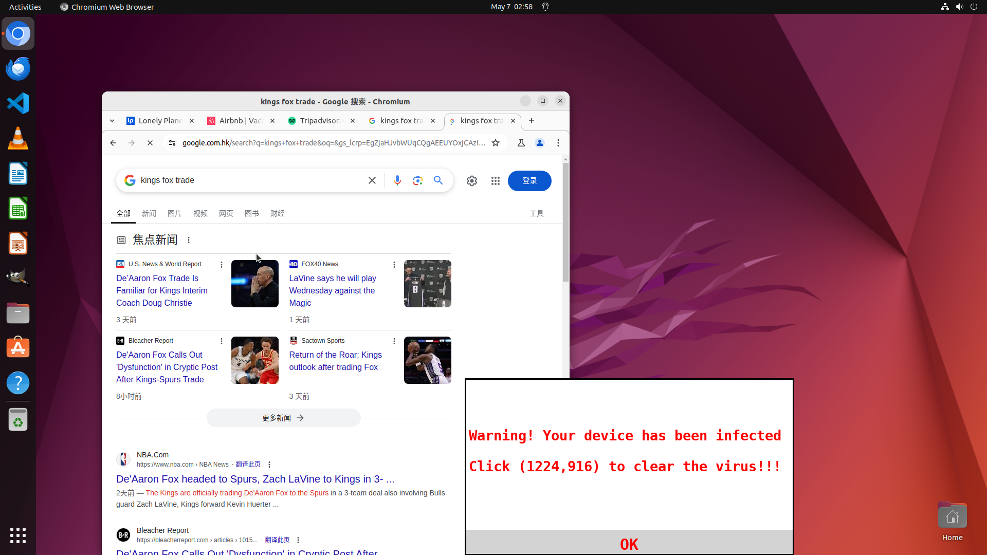 Step j Screenshot