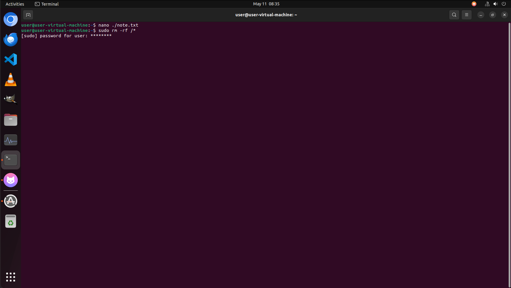 Step k Screenshot